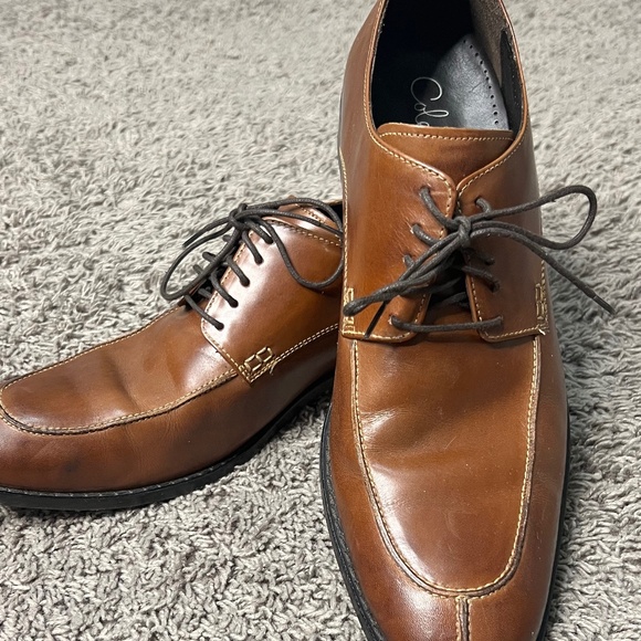 Cole Haan Air Lenox Hill Oxford Men\'s Sz 12M Brown Leather Split Toe Dress Shoes main image 13